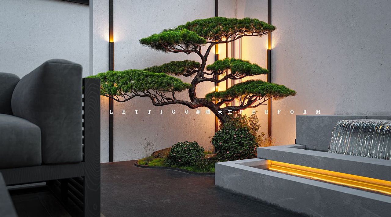 新中式花园庭院景观园林设计（图ZMzQzOTc5MjY4） - 景观设计 - 站酷设计师DesignerZtt186原创素材 - 站酷ZCOOL