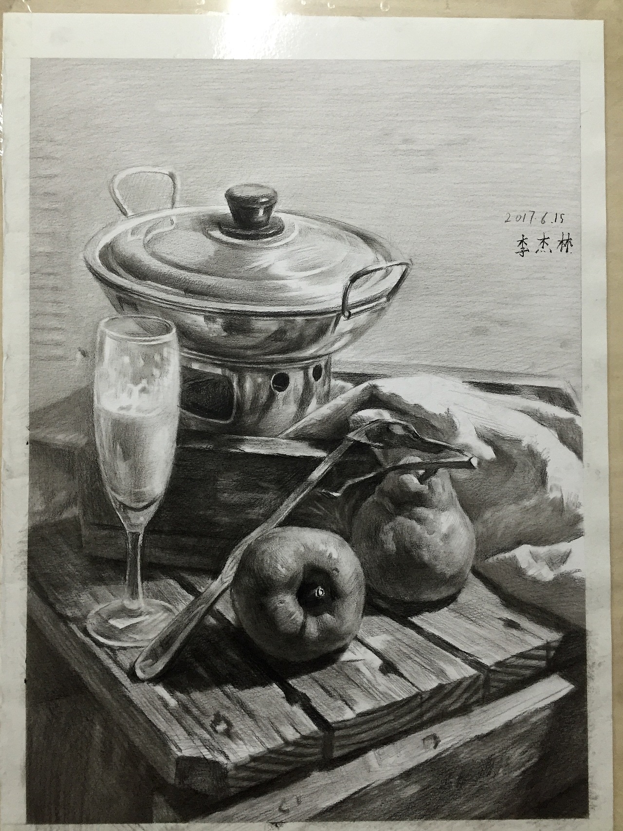 这一幅有点逆光的感觉.从右到左的光.颜色也是从右到左慢慢变重的.