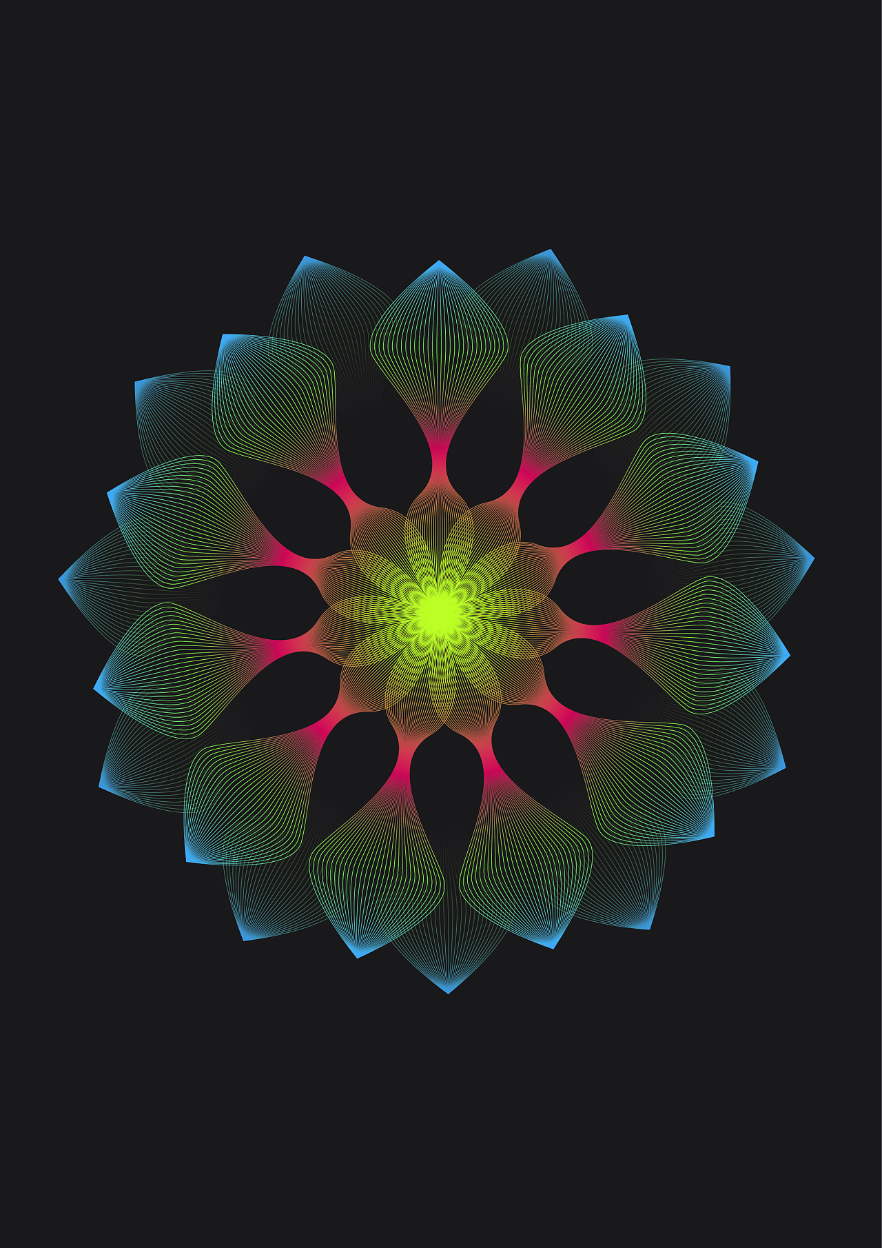 ai渐变混合-花纹