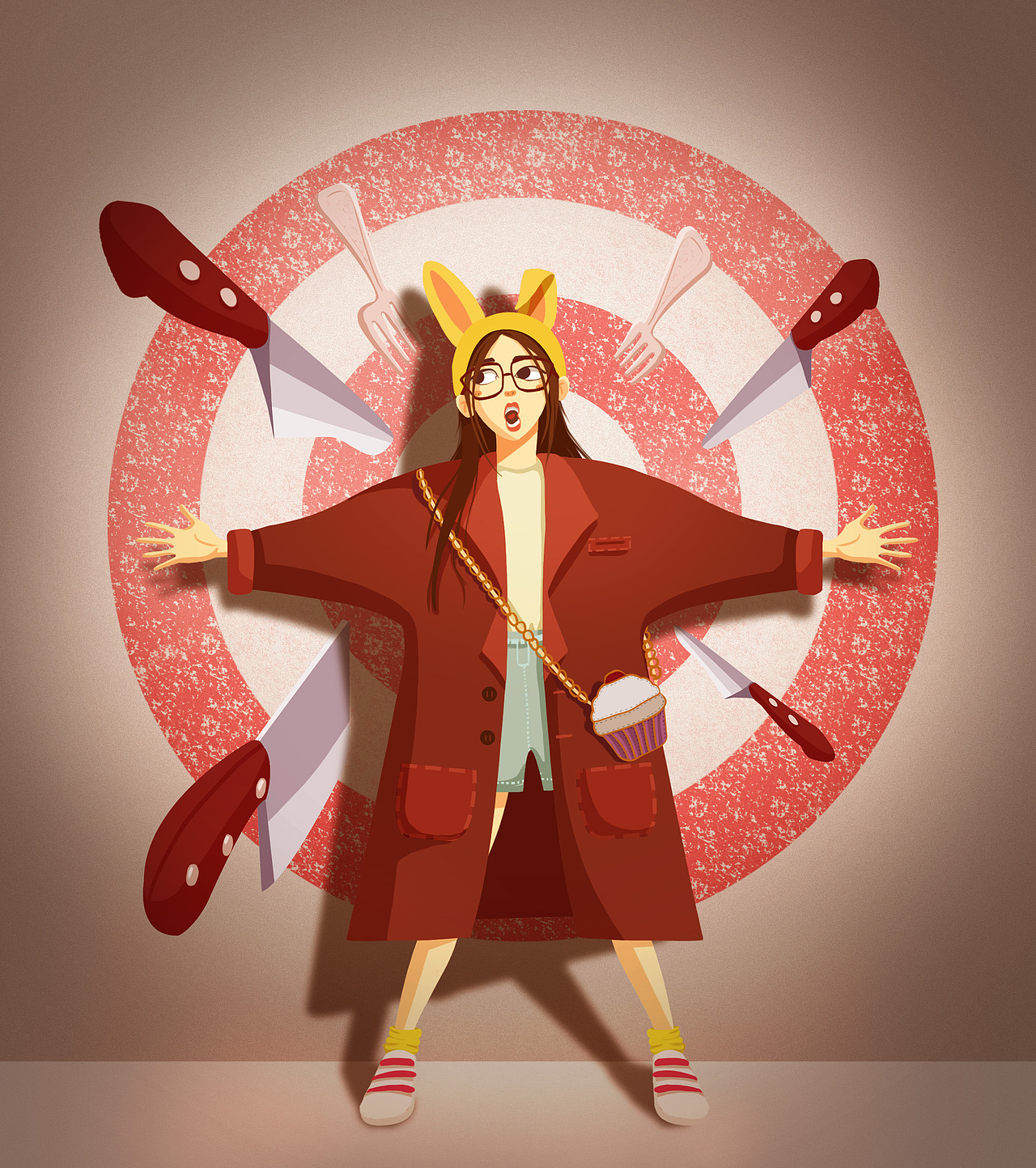 《自画像》（图ZNTMwMzE2MjA=） - 创作习作 - 站酷设计师胡妞儿hh原创素材 - 站酷ZCOOL