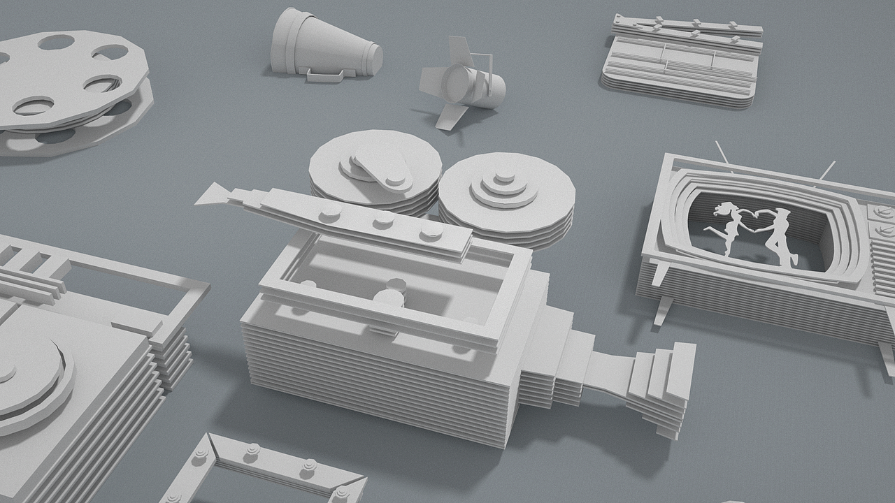 三维渲染的一些图片