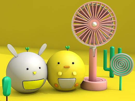 C4D新手,整点小可爱