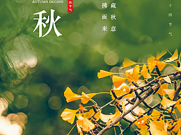 立秋节气海报