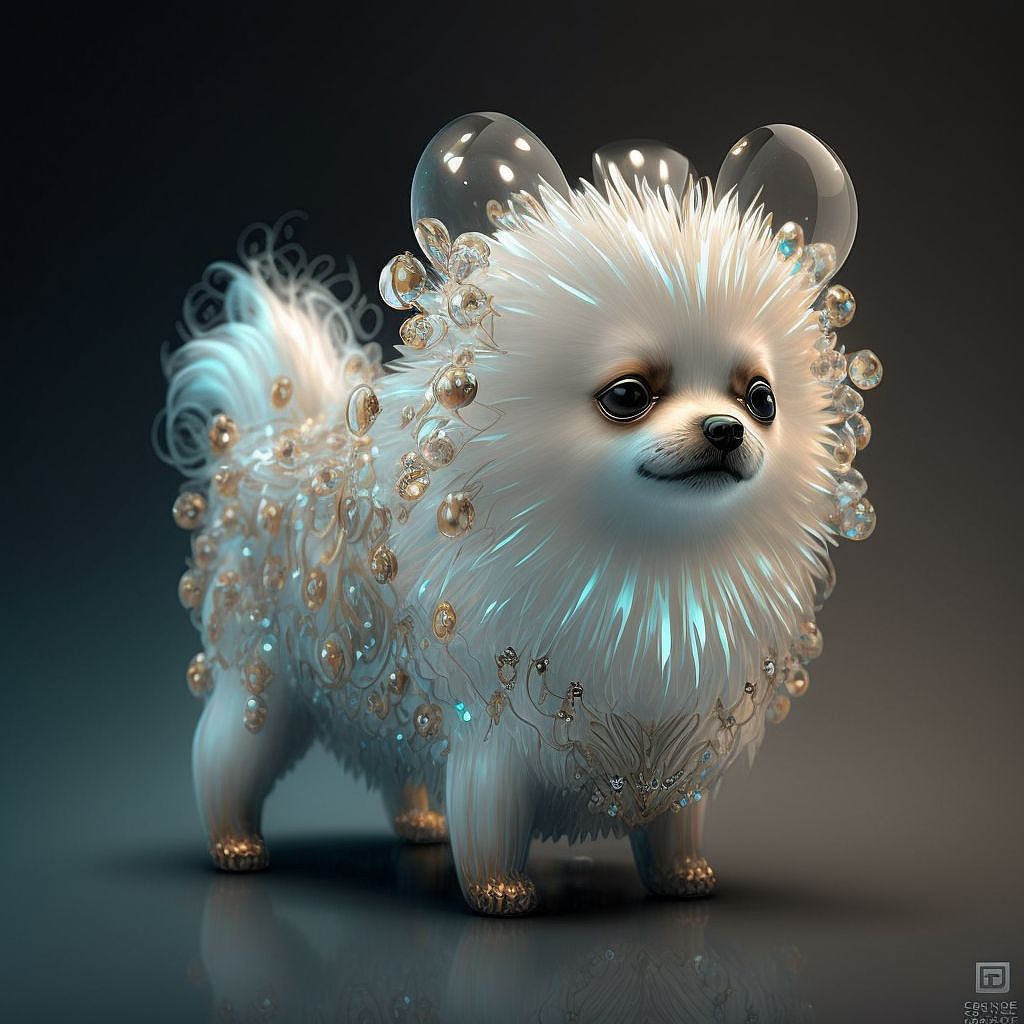 豪华水晶小动物（图ZMzI1MTMyMDY4） - AI作品 - 站酷设计师是个画师了哦原创素材 - 站酷ZCOOL