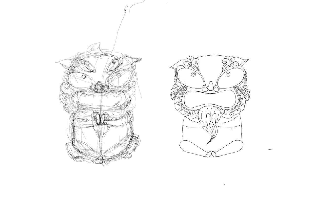 闽南民俗文化文创——风狮爷香插/牙刷支架（图ZMjQ1MDcxMDg4） - 生活用品 - 站酷设计师歇比小火怪原创素材 - 站酷ZCOOL