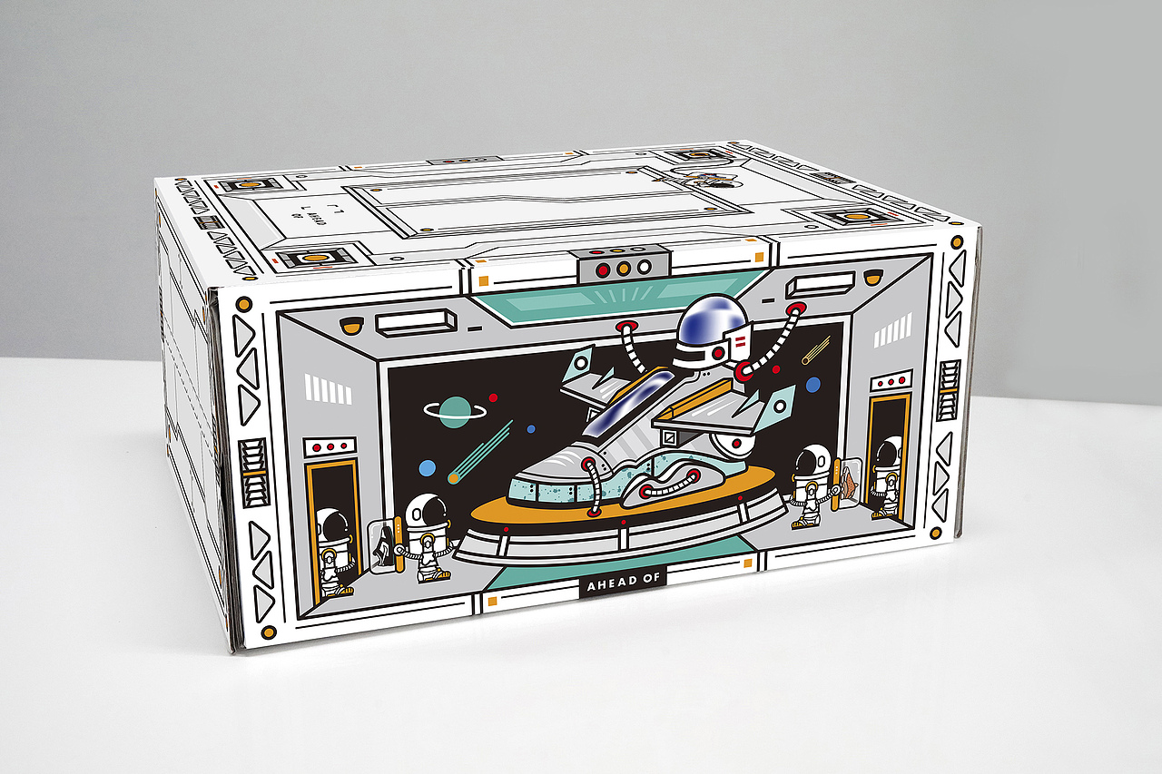 黑豆AheadOf潮牌鞋盒设计