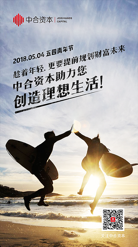 金融公司日常微信海报