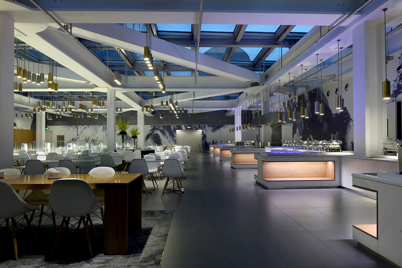 中央电视台总部办公大楼九层餐厅设计