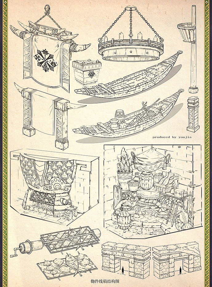 子弹钉《怪物猎人ol》原画集（图ZMzkyMDczNjQ=） - 游戏原画 - 站酷设计师子弹钉原创素材 - 站酷ZCOOL