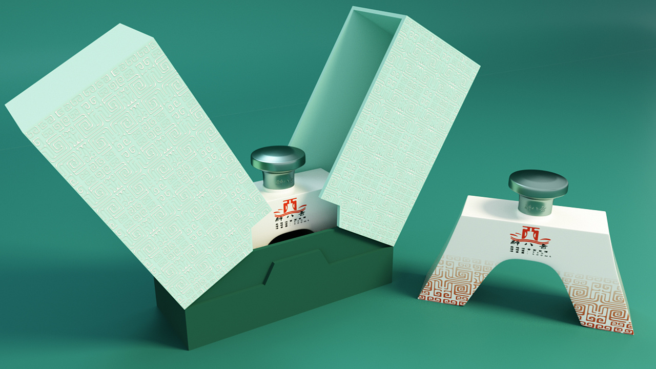 醉八音酒容器包装设计