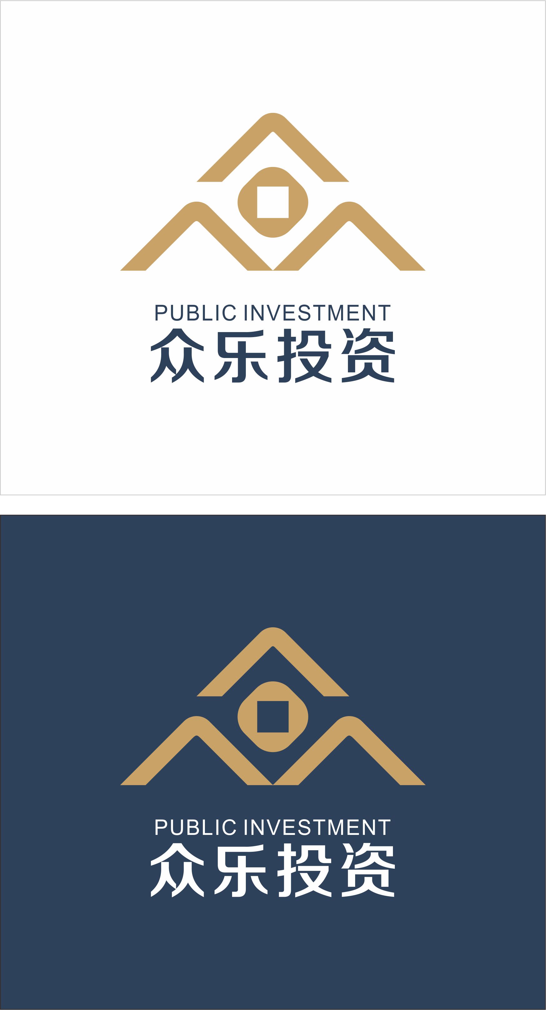 众乐投资logo四个方案