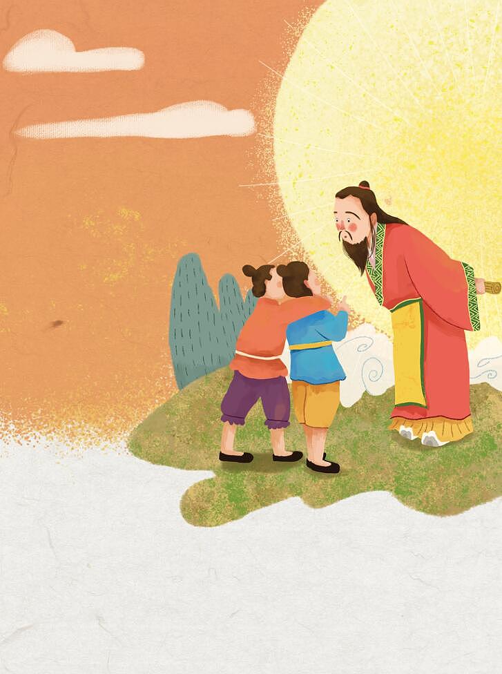 中国古代寓言故事插图_林子插画-站酷zcool