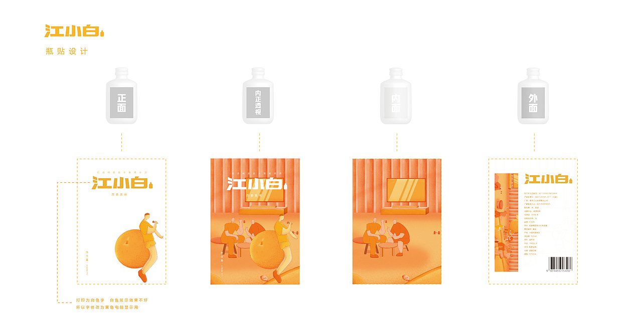 江小白包装设计-瓶贴设计（图ZMjcwNTM5Mzg4） - 包装 - 站酷设计师301men原创素材 - 站酷ZCOOL
