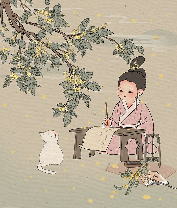 二十四节气之秋季合集（图ZMzI0NDg0NDg4） - 创作习作 - 站酷设计师你好请叫我财智原创素材 - 站酷ZCOOL