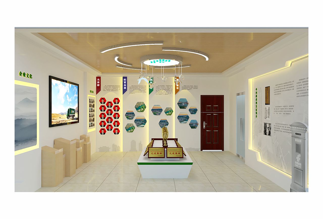 邮政公司荣誉室（图ZMzI1OTA0NDky） - 展陈设计 - 站酷设计师双鱼京生原创素材 - 站酷ZCOOL