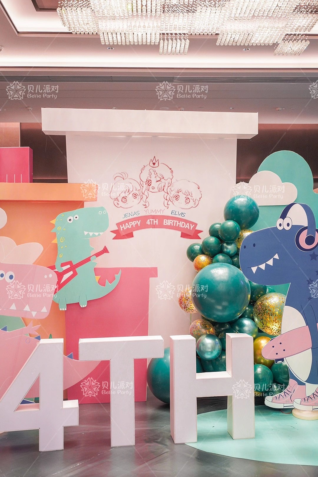 童趣十足|卡通摇滚范儿宝宝周岁生日宴