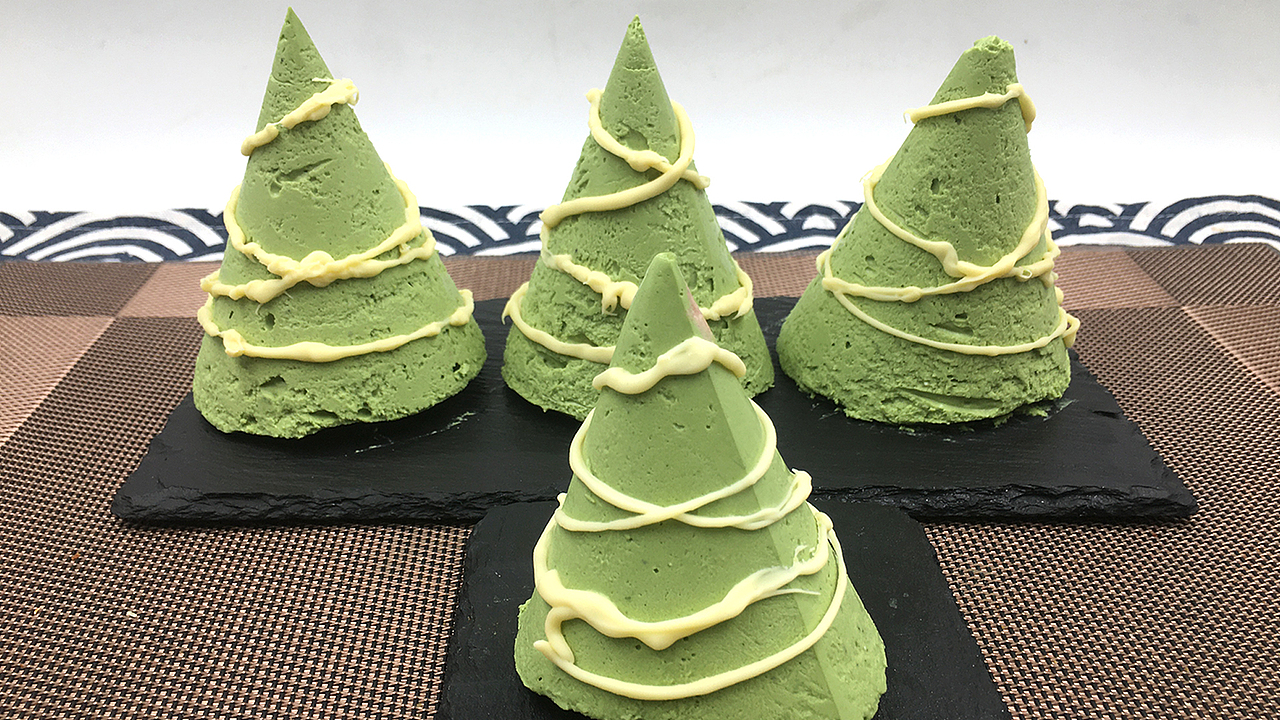 抹茶慕斯粽,不一样的端午风情,抹茶醇香,慕斯绵密。