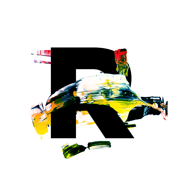 随意的艺术字母