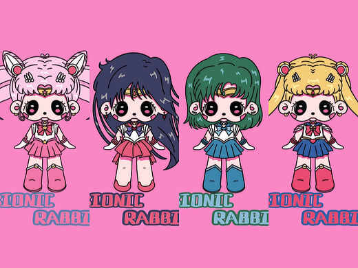 原创IP｜BIONIC RABBIT仿生兔&美少女战士系列