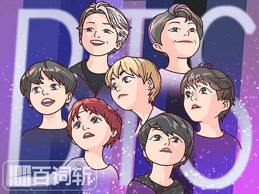 百词斩插图创作