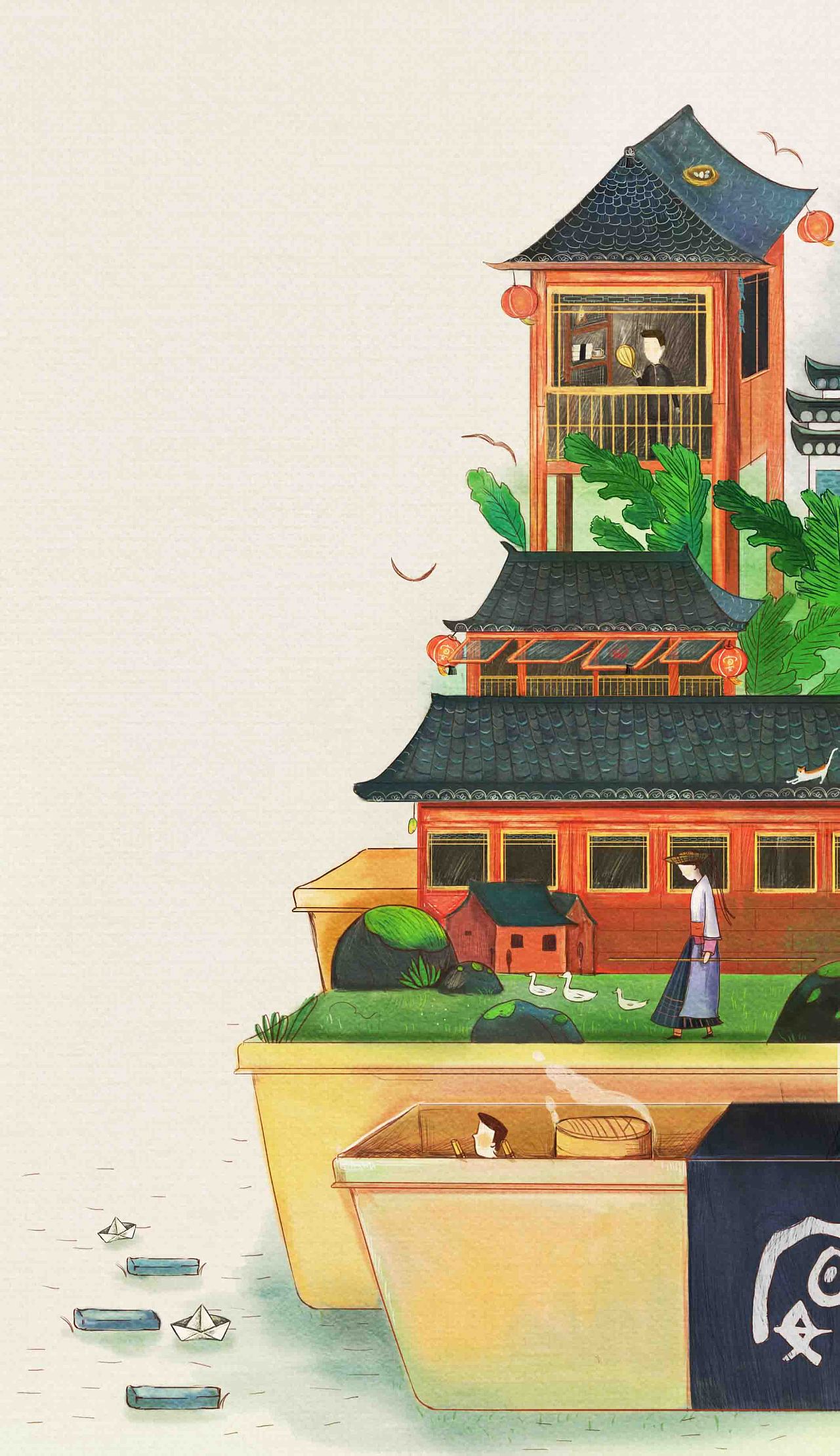 在湘西的烟火气里 发现花瑶少女的神明