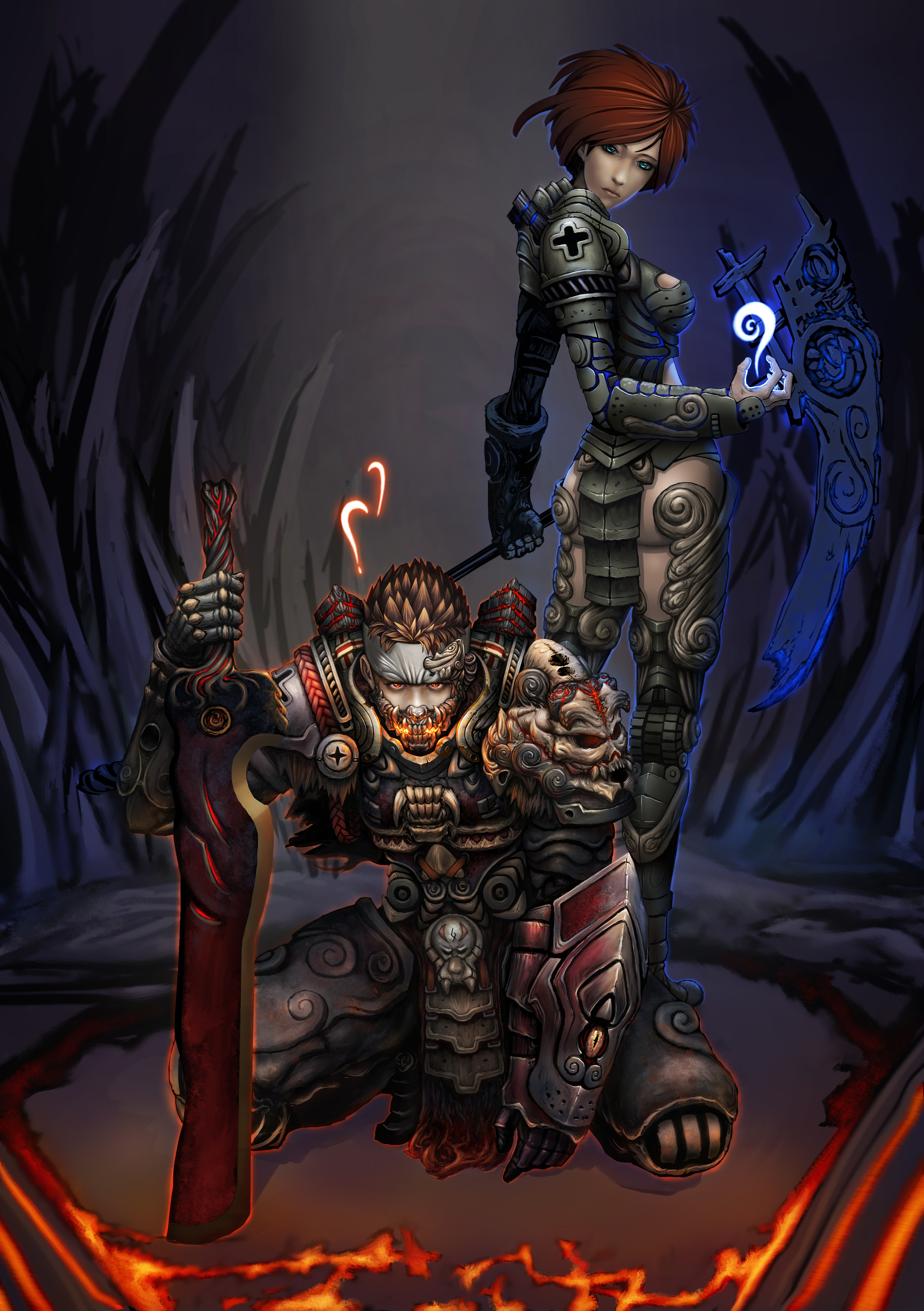 恶魔猎人|插画|游戏原画|forlorn丶yl - 原创作品 - 站酷 (zcool)