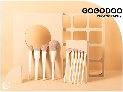 咕咕东 ✖ 3CE丨化妆刷电商摄影-月光白