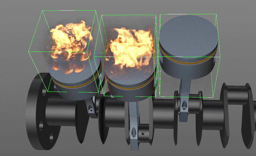 【C4D+TFD插件+OC渲染器】V12汽车发动机动画烟火特效(图ZMTk1NjAzOTIw) - 机械/交通 - 站酷设计师sunskyr原创素材 - 站酷ZCOOL