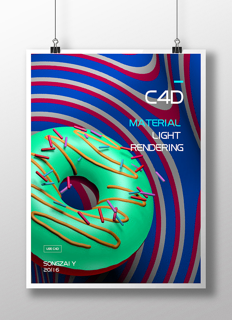 C4D甜甜圈建模（附源文件）（图ZNjYxMDQxMzY=） - 其他三维 - 站酷设计师SZZZY原创素材 - 站酷ZCOOL