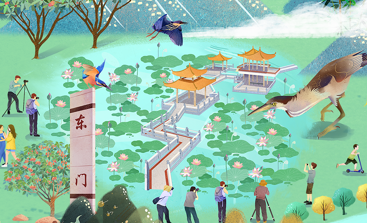 木头猫x深圳40年 | 画卷里的千园之城 气势磅礴(图ZMjIyNzAxMjEy) - 商业插画 - 站酷设计师疯子木原创素材 - 站酷ZCOOL