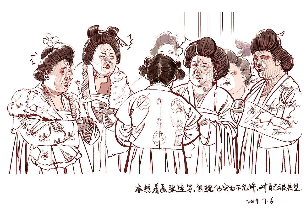长安速写（图ZMTcwMzA3NTg0） - 创作习作 - 站酷设计师lawa_2513148原创素材 - 站酷ZCOOL