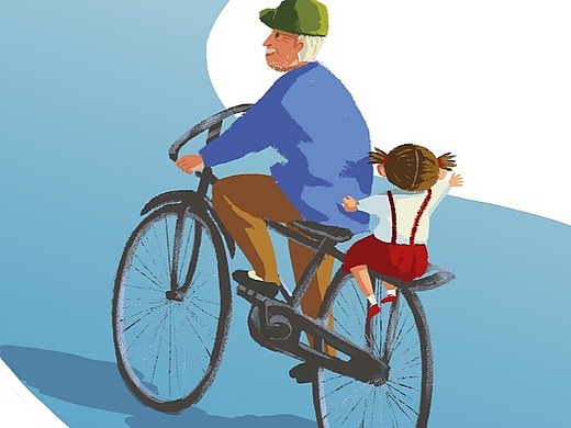 《野草莓》插画-儿童插画7302328天前《爷爷的自行车》插画-创作习作