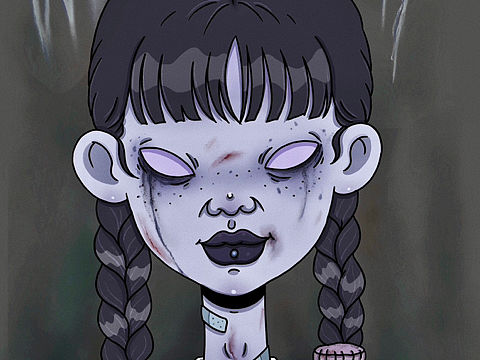分享个人原创IP的插画作品（部分）