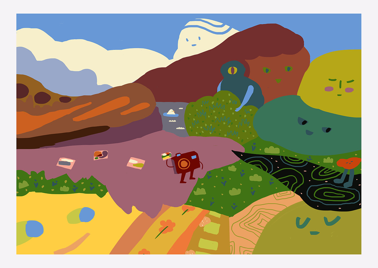 2021年终总结（图ZMjkwMzE3NDI4） - 艺术插画 - 站酷设计师卷卷upupup原创素材 - 站酷ZCOOL