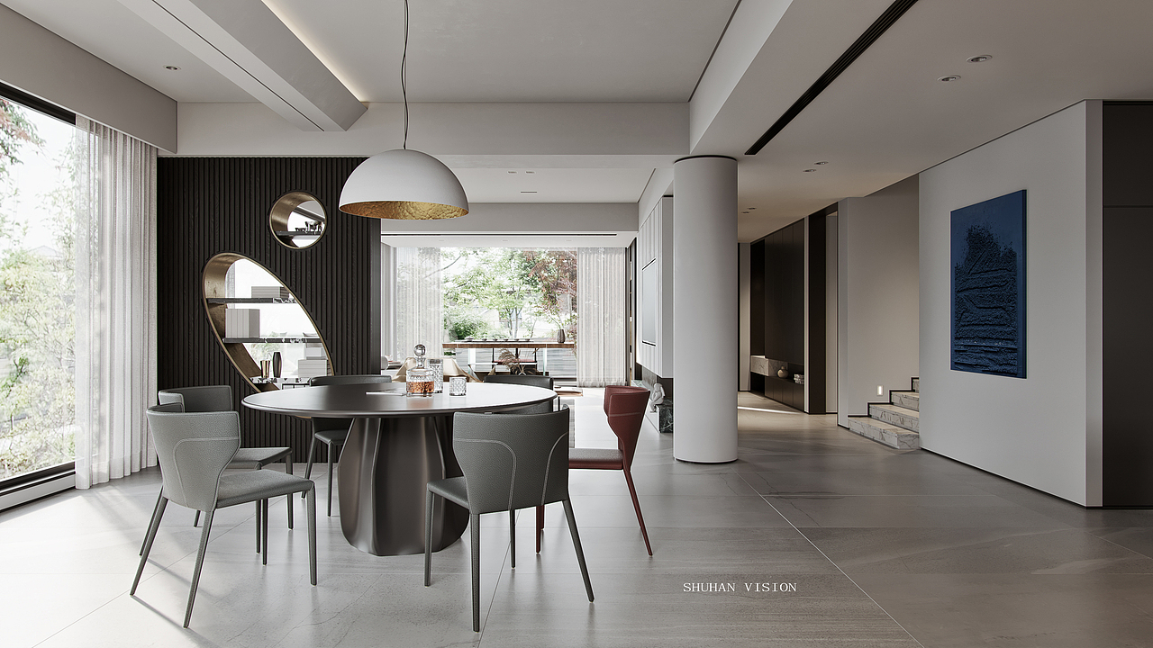 怡景花园 现代风格别墅（图ZMjYzNzc1MzI0） - 家装设计 - 站酷设计师一只兔子_原创素材 - 站酷ZCOOL