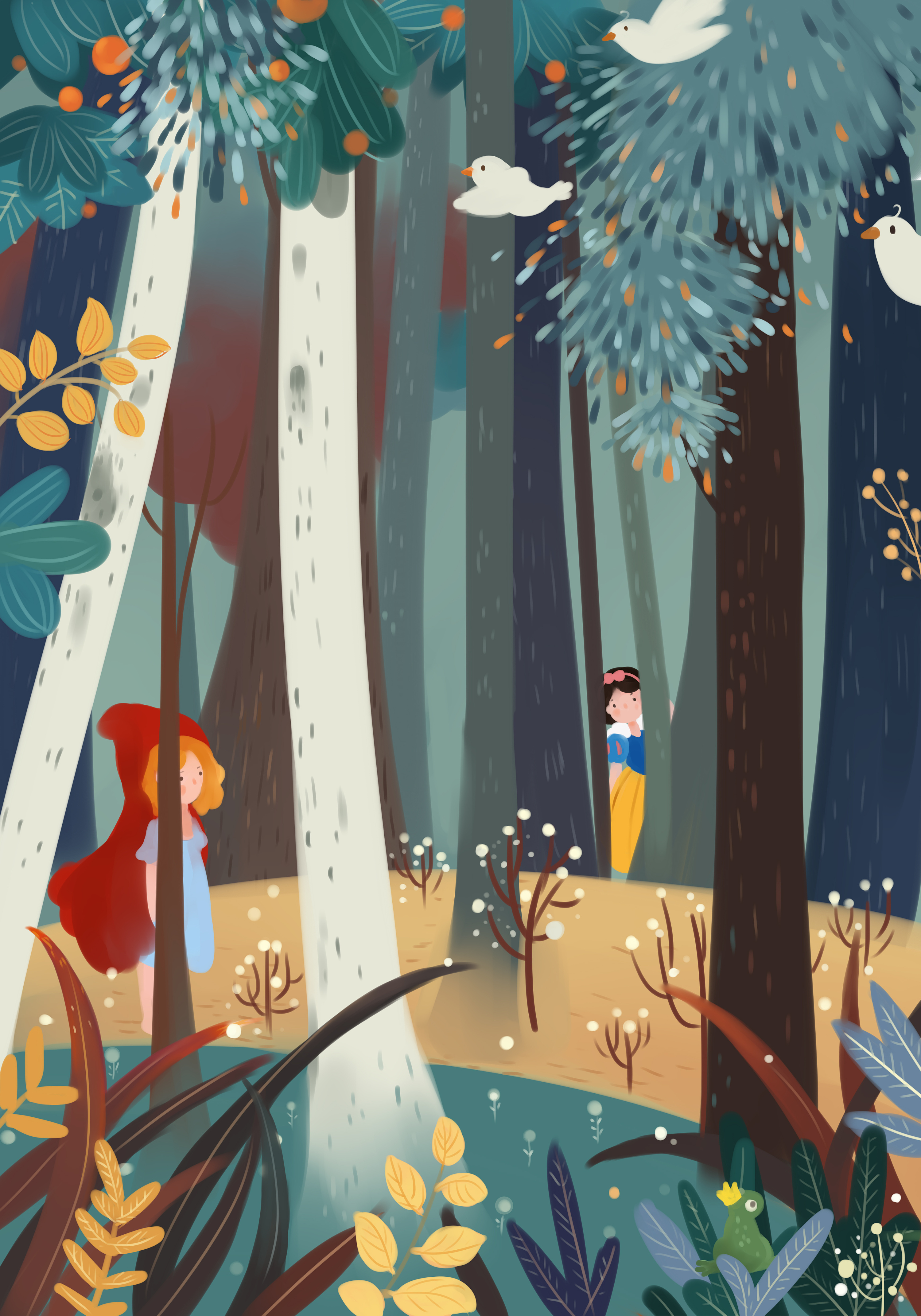 格林童话草图|插画|商业插画|水母咪 - 原创作品 - 站酷 (zcool)