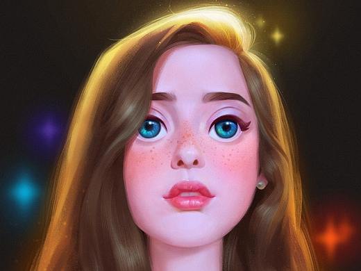 Procreate插画头像练习