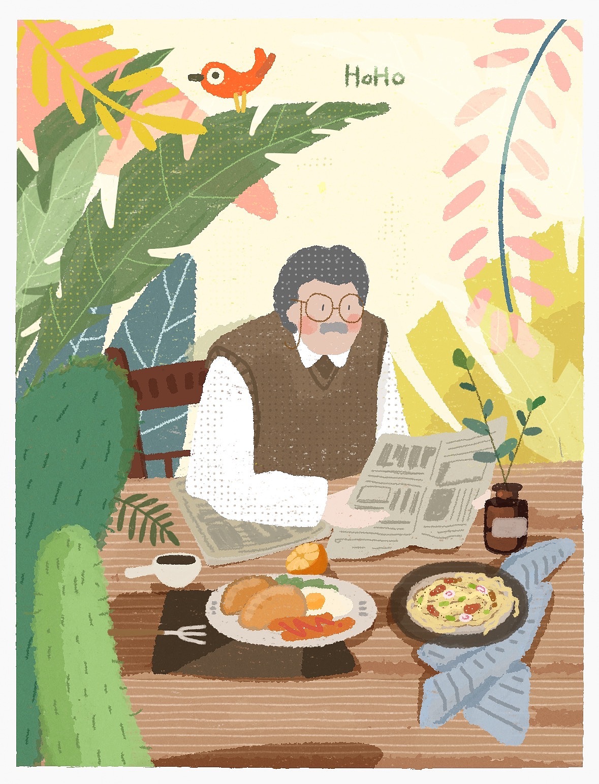 饭桌上的随笔（图ZMTIzMzM2ODY4） - 创作习作 - 站酷设计师HoHo猴原创素材 - 站酷ZCOOL