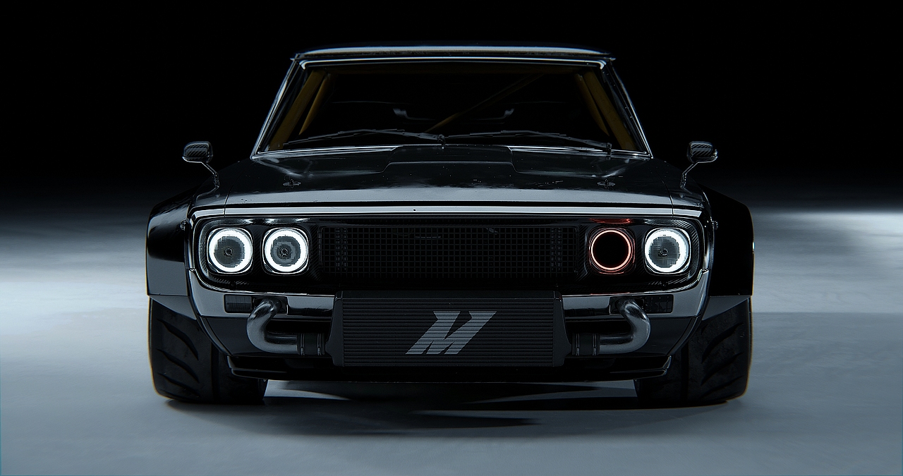 Skyline GTR C110 3D tunning+渲染4k