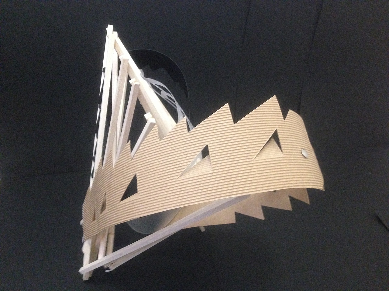 原创抽象建筑空间模型--结构主义--后现代主义