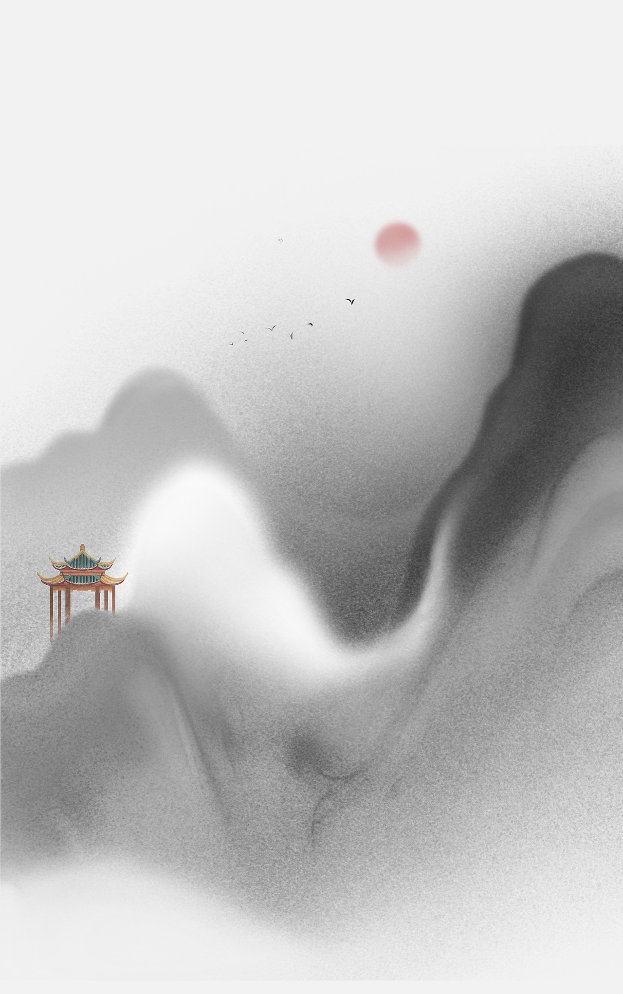 山山云云-插画设计