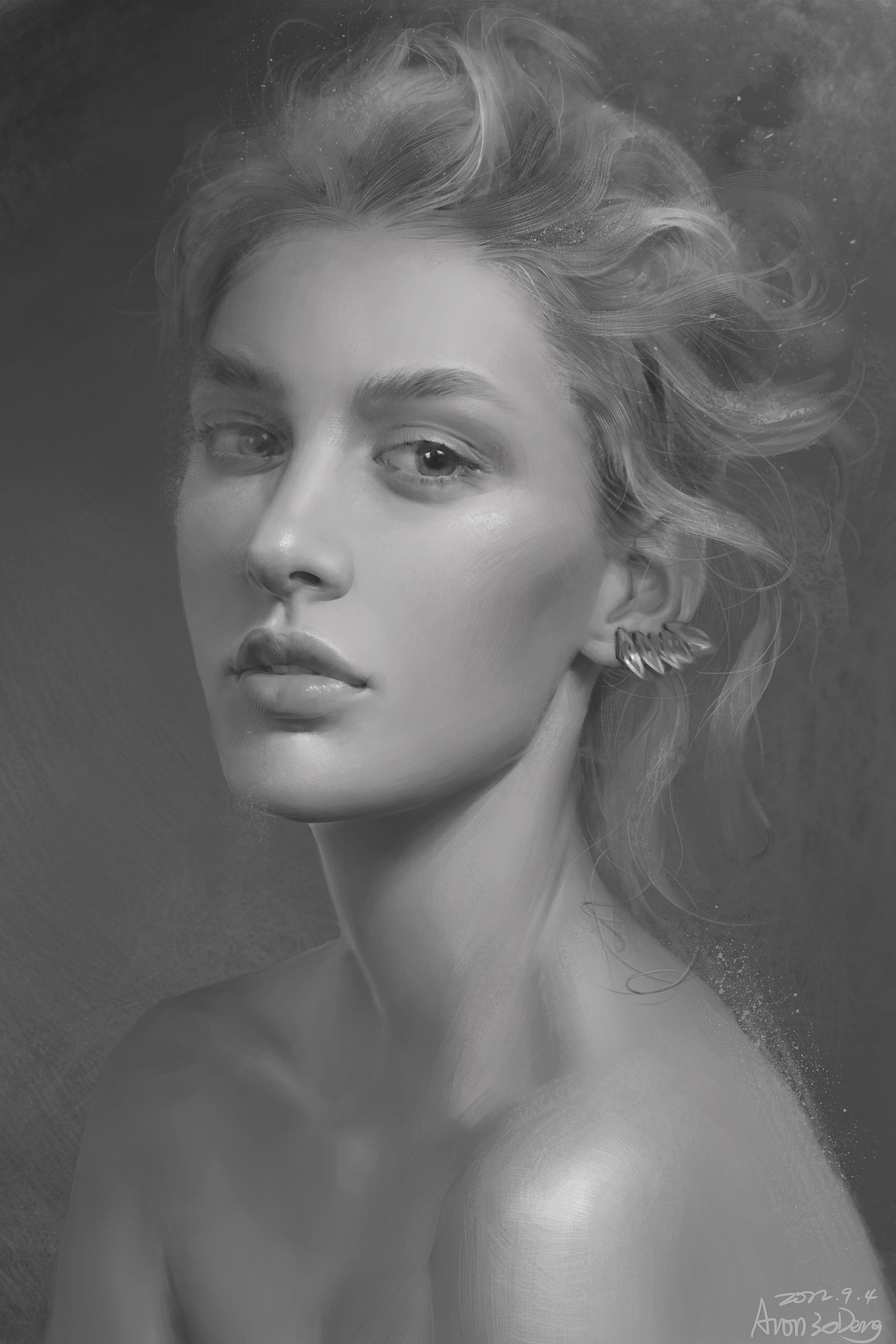 这种有人喜欢吗？板绘厚涂照片（图ZMzE2Nzk0Mjg4） - 艺术插画 - 站酷设计师画师Aron30Deng原创素材 - 站酷ZCOOL