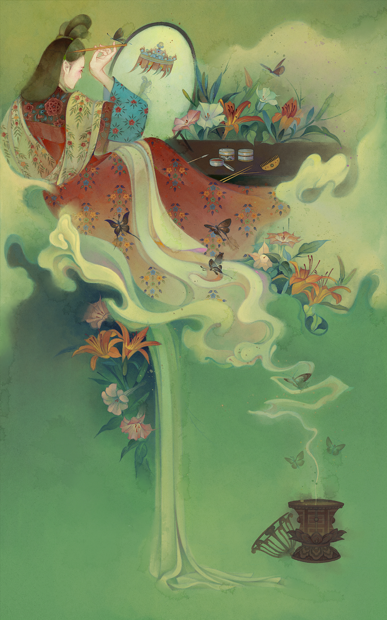 敦煌供养人|都督夫人太原王氏