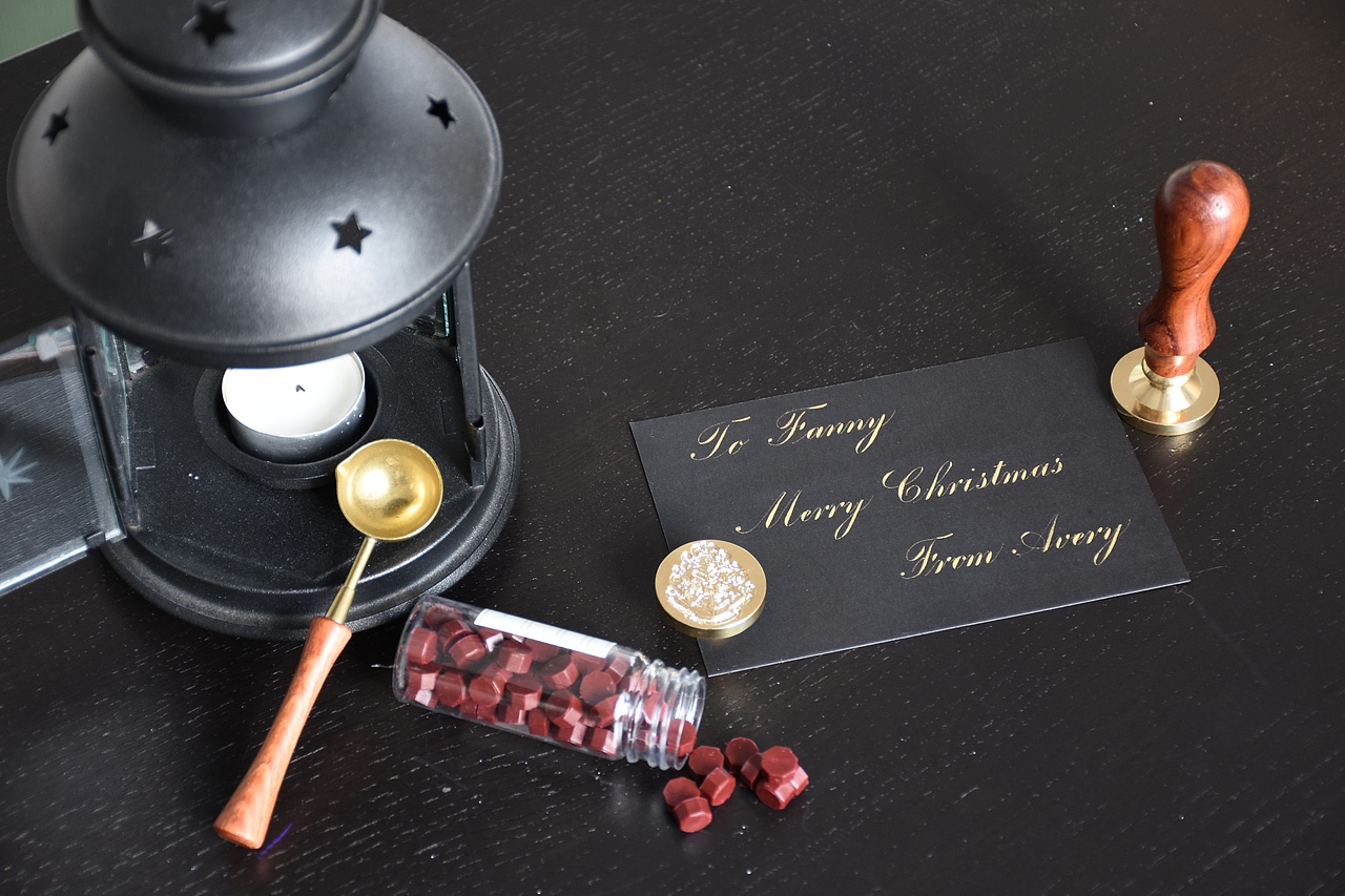 2018年英文手写贺卡