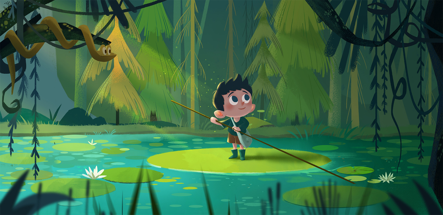 丛林探险|插画|儿童插画|十分秋 - 原创作品 - 站酷 (zcool)