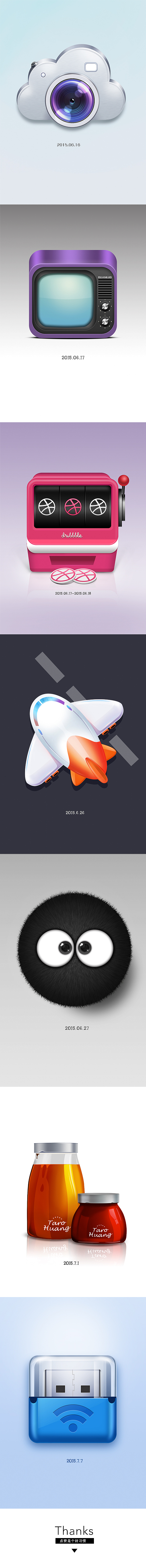 一组临摹的拟物图标(二)/UI设计/ICON（图ZMzA1NDk1MTI=） - 图标 - 站酷设计师_SmellyCat原创素材 - 站酷ZCOOL