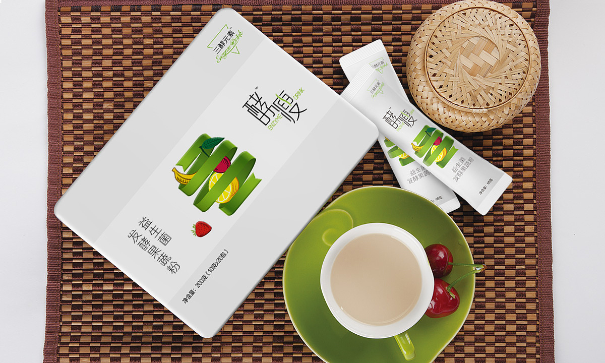 益生菌发酵果蔬粉包装设计、健康食品包装设计（图ZNTkyMDYxMjg=） - 包装 - 站酷设计师葱爷原创素材 - 站酷ZCOOL