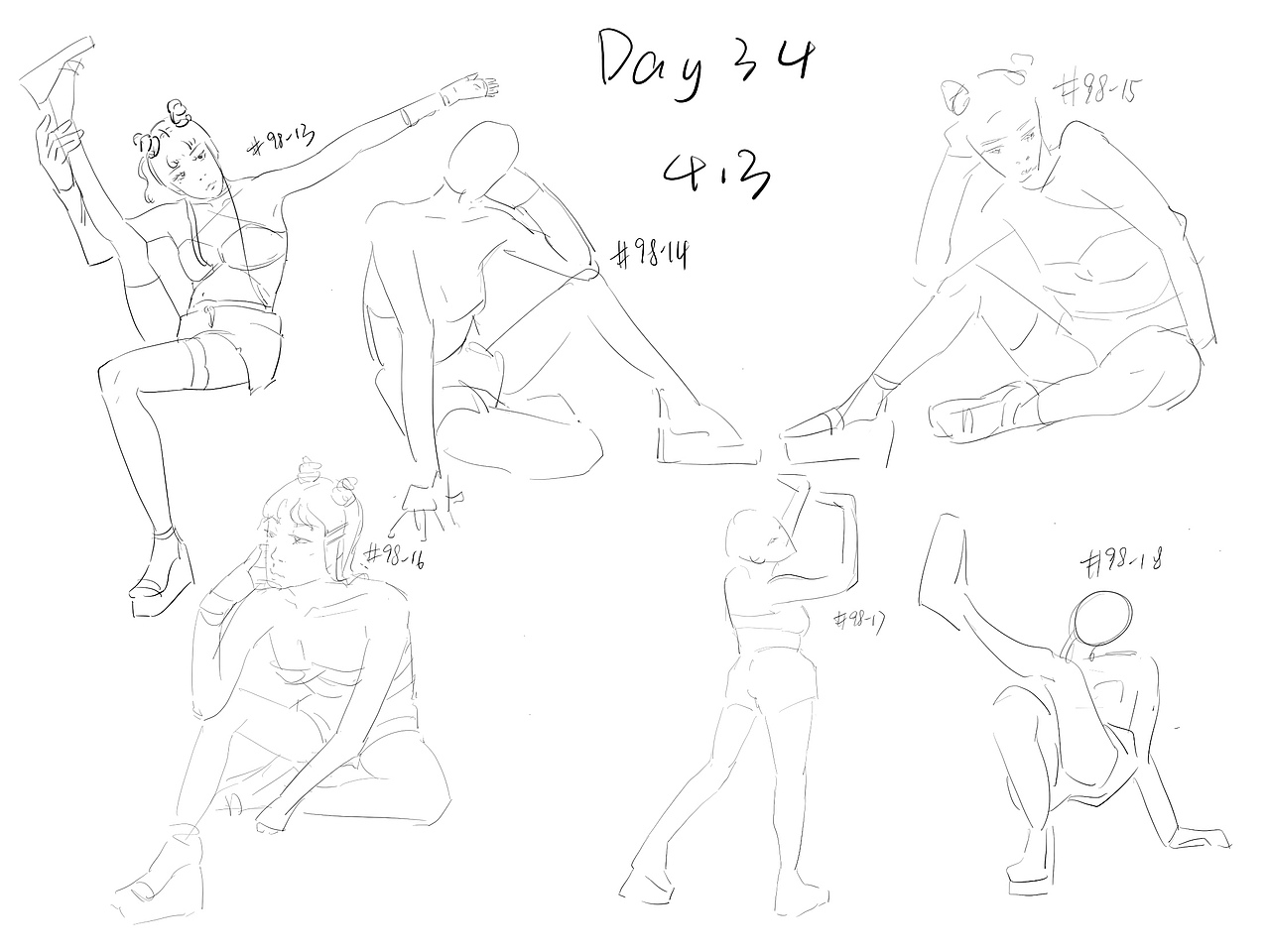 #速寫60天挑戰(zhàn)賽#Day34@速寫班長（圖ZMjk1NjAxNTA0） - 創(chuàng)作習(xí)作 - 站酷設(shè)計(jì)師新的惰性氣體原創(chuàng)素材 - 站酷ZCOOL