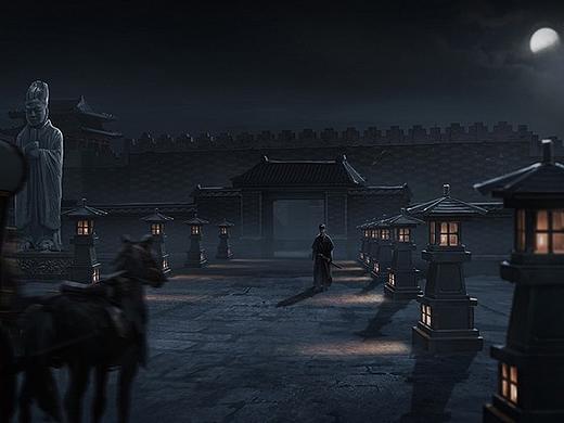 17年在电影狄仁杰之四大天王画的概念图