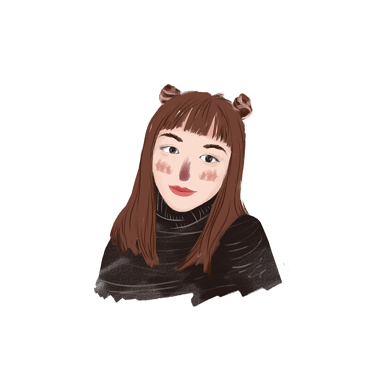 人物插画练习-500